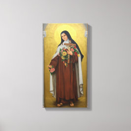Heilige Therese des Kindes Jesus katholische Karme Leinwanddruck