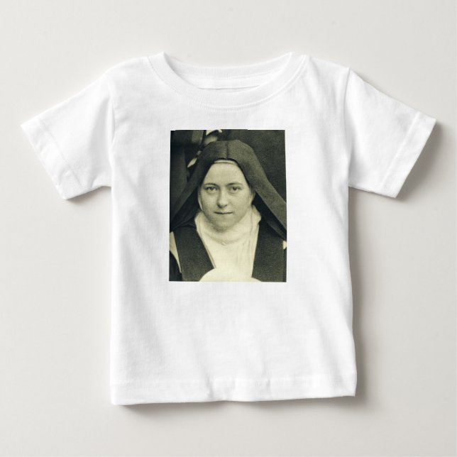 Heilige Therese des Kindes Jesus und das heilige G Baby T-shirt (Vorderseite)