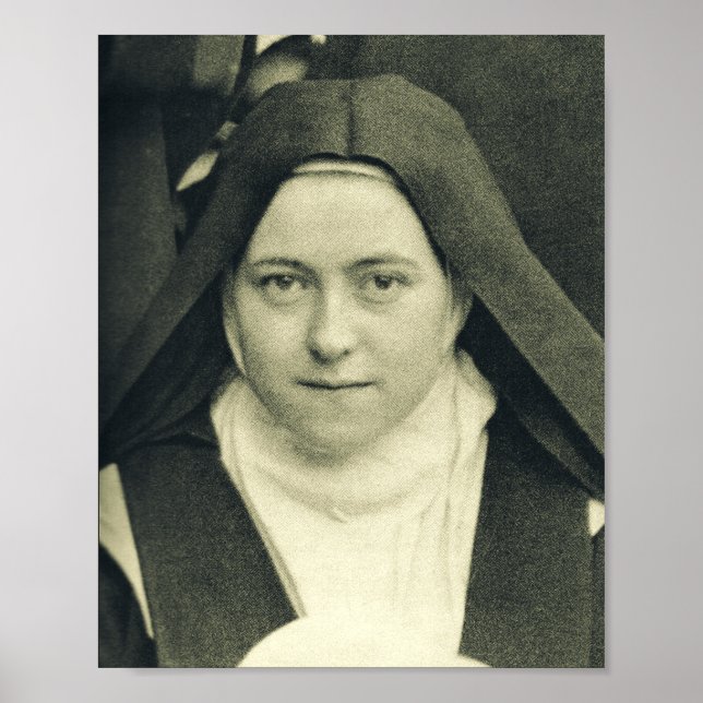 Heilige Therese des Kindes Jesus und das heilige G Poster (Vorne)