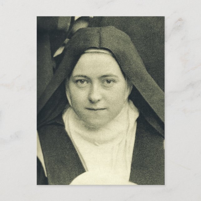 Heilige Therese des Kindes Jesus und das heilige G Postkarte (Vorderseite)