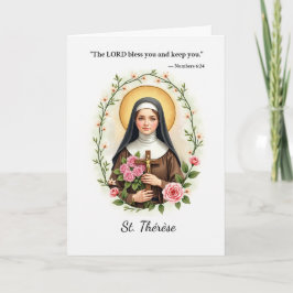 Heilige Therese von Lisieux, Frieden und Segnungen Karte