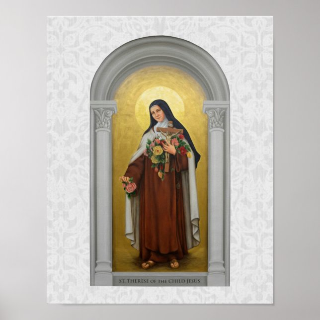 Heilige Therese von Lisieux Kleine Blume Jesu Poster (Vorne)