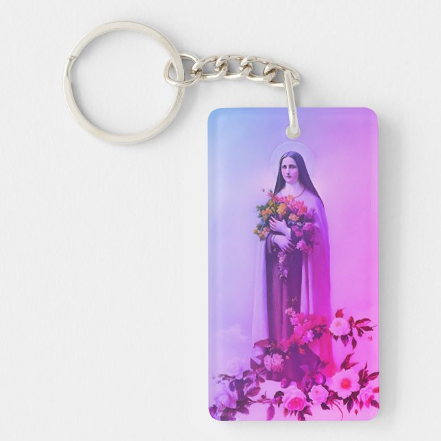 Heilige Therese von Lisieux Schlüsselanhänger (Vorderseite)