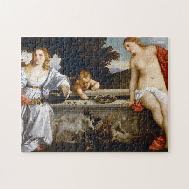 Heilige und profane Liebe, Tiziano Vecelli, 1515 (Horizontal)