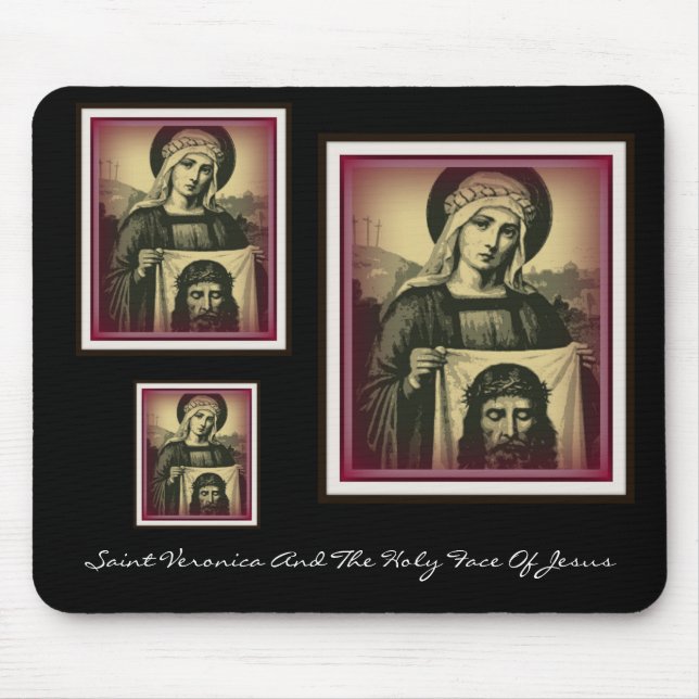 Heilige Veronica und das heilige Gesicht des Jesus Mousepad (Vorne)