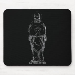 Heilige Veronika, bitte für uns, katholischer Chri Mousepad