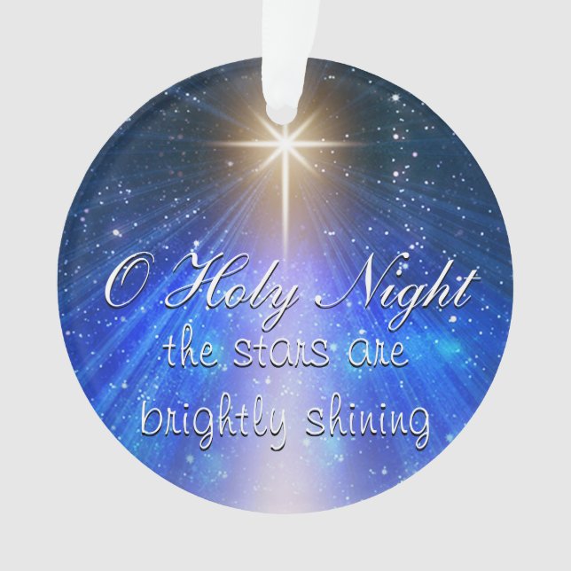 Heilige Verzierung O Nacht Ornament (Vorderseite)