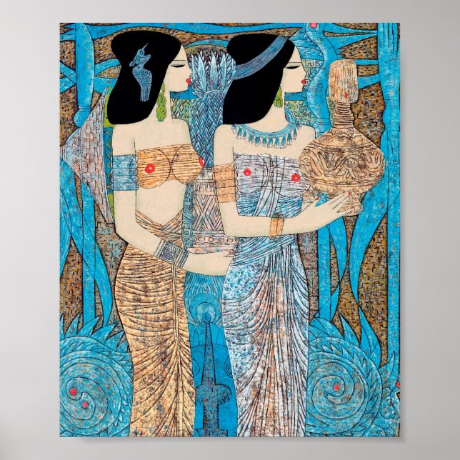 Heilige Wasser Chen Yongle orientalische Frauen Mä Poster (Vorne)