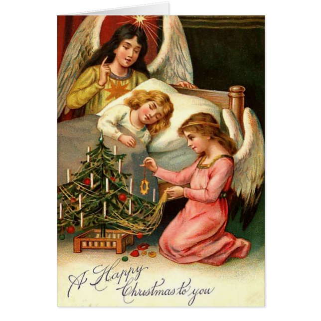 Heilige Weihnachten Engel der Kinder Vintag (Vorne)