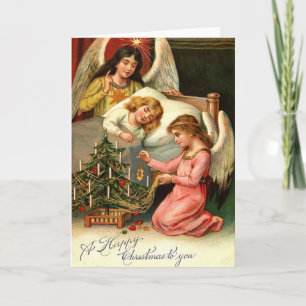 Heilige Weihnachten Engel der Kinder Vintag