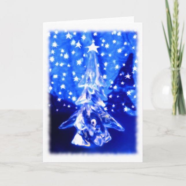 Heilige Weihnachtskarte Feiertagskarte (Vorderseite)