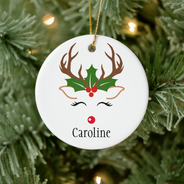 Heilige Weihnachtsmaus Keramik Ornament (Baum)