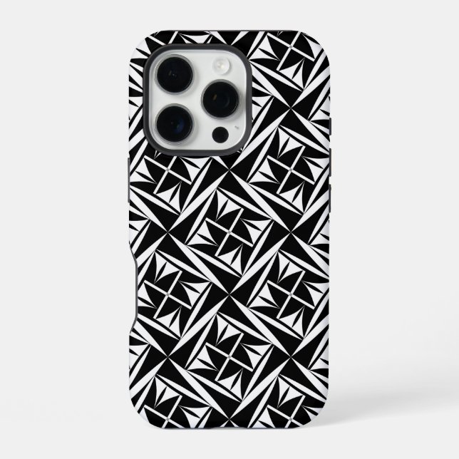 Heilige Winde in B/W iPhone 16 Pro Hülle (Rückseite)