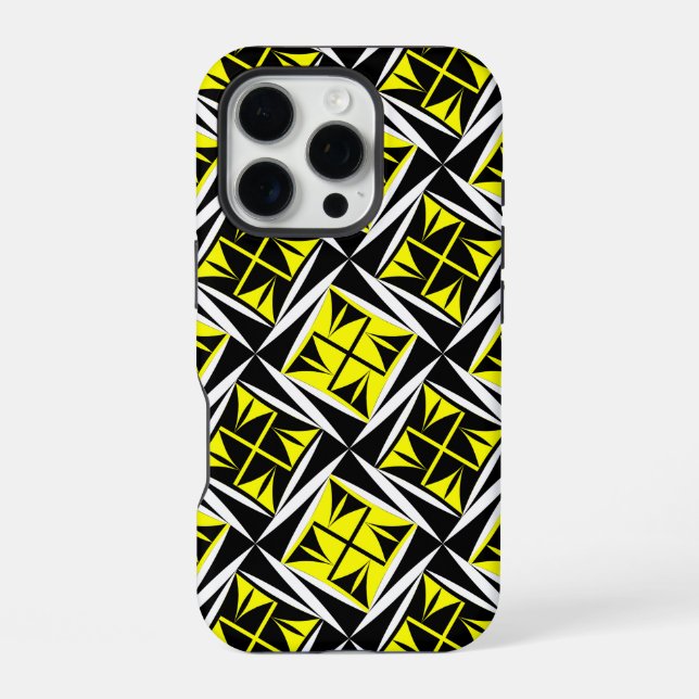 Heilige Winde in Gelb iPhone 16 Pro Hülle (Rückseite)