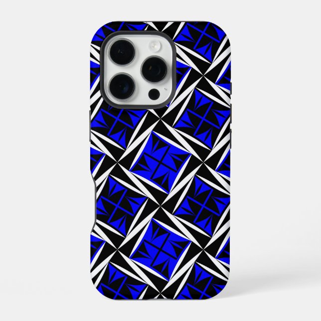 Heilige Winde in Kobalt iPhone 16 Pro Hülle (Rückseite)