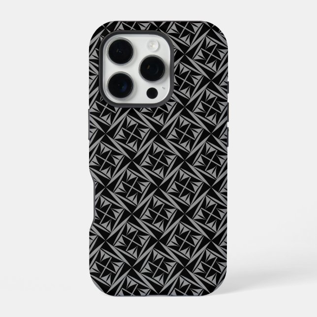 Heilige Winde in Kohle iPhone 16 Pro Hülle (Rückseite)