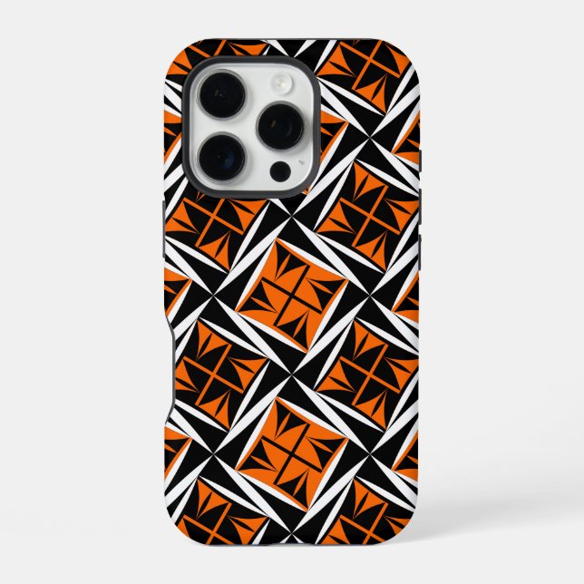 Heilige Winde in Orange iPhone 16 Pro Hülle (Rückseite)
