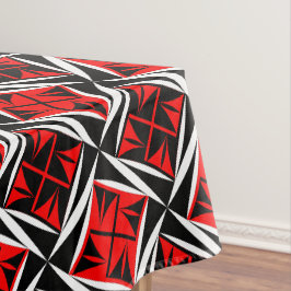 Heilige Winde in Rot Tischdecke