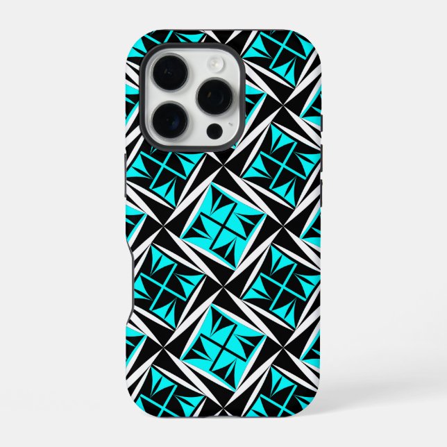 Heilige Winde in Türkis iPhone 16 Pro Hülle (Rückseite)
