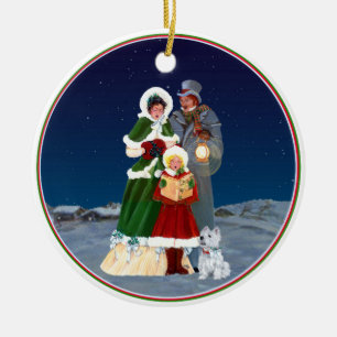 Heiliger Abend Keramikornament