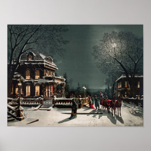 Heiliger Abend von Joseph Hoover und Söhnen Poster