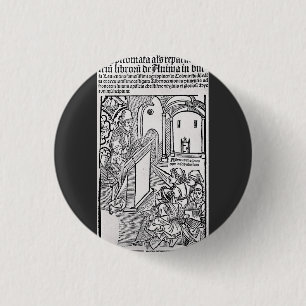 Heiliger Albert der Große Universalarzt Kunst Button