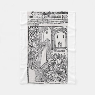 Heiliger Albert der Große Universalarzt Kunst Fleecedecke