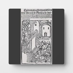 Heiliger Albert der Große Universalarzt Kunst Fotoplatte
