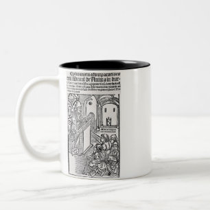 Heiliger Albert der Große Universalarzt Kunst Zweifarbige Tasse