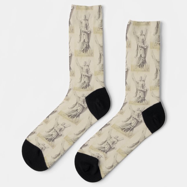Heiliger Andreas der Apostel Erstberufener Jünger Socken (Linkes Detail)