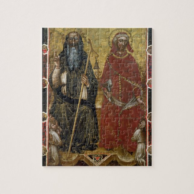 Heiliger Anthony-Abt und Eligius - gemalter (Vertikal)