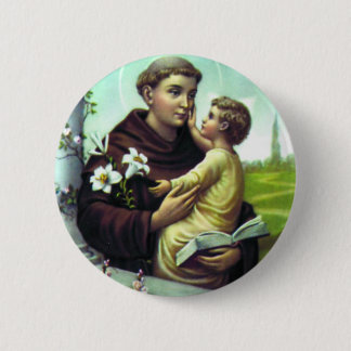 Heiliger Antônio und Kind Jesus Button