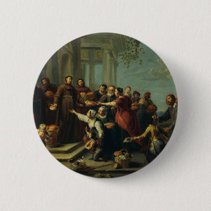 Heiliger Antonius von Padua von Willem van Herp Button