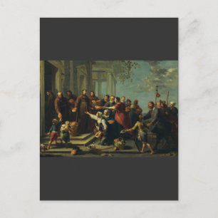 Heiliger Antonius von Padua von Willem van Herp Postkarte