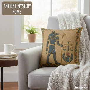 Heiliger Anubis Wächter Goldene Gerechtigkeit Kiss Kissen