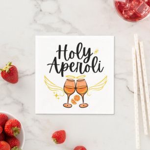 Heiliger Aperoli Witziger Trendiger Aperol Spritz Serviette