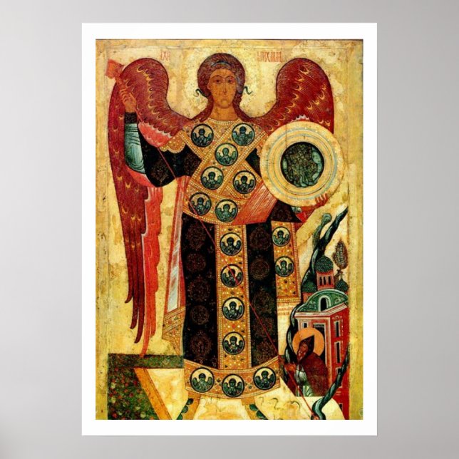 Heiliger Archangel Michael Poster (Vorne)