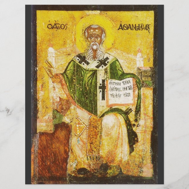 Heiliger Athanasius von Alexandria Flyer (Vorne)