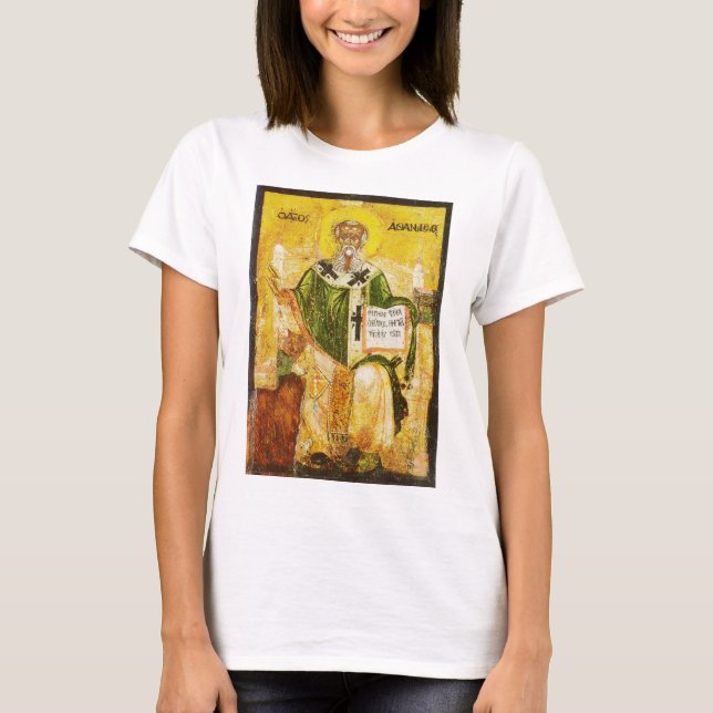 Heiliger Athanasius von Alexandria T-Shirt (Vorderseite)