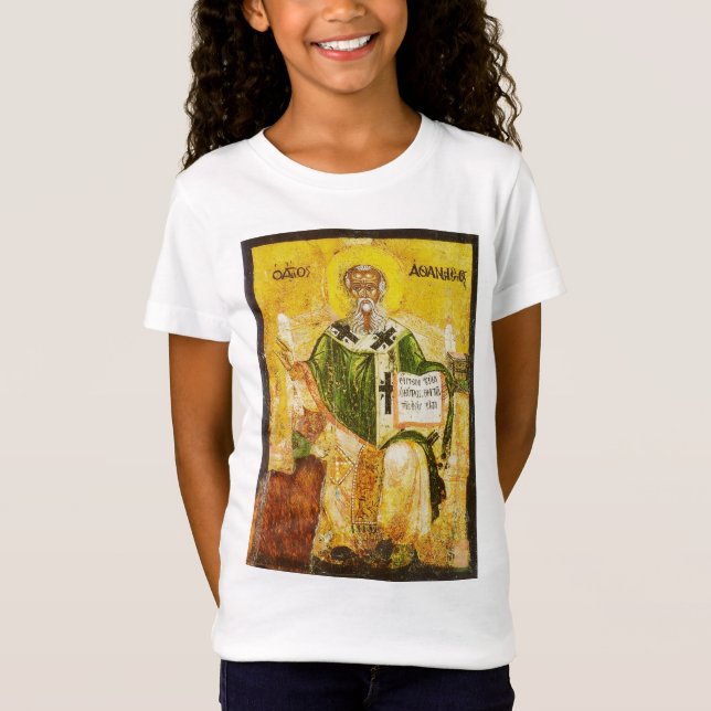 Heiliger Athanasius von Alexandria T-Shirt (Vorderseite)