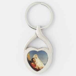 Heiliger Augustinus und Heilige Monica Schlüsselanhänger