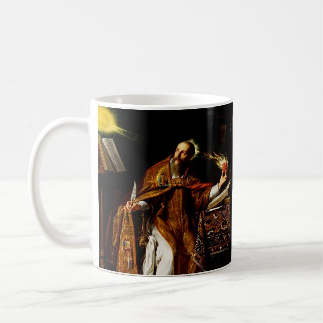 Heiliger Augustinus von Hippo Kaffeetasse (Links)