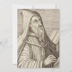 Heiliger Augustinus von Hippo Kirchenlehrer Einladung