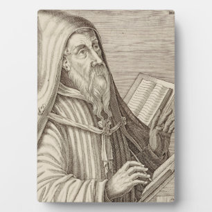 Heiliger Augustinus von Hippo Kirchenlehrer Fotoplatte