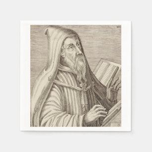 Heiliger Augustinus von Hippo Kirchenlehrer Serviette