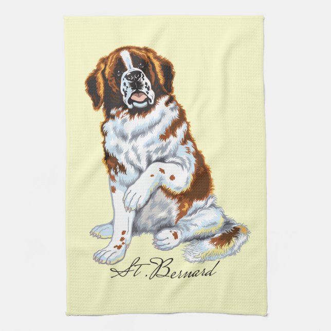 Heiliger Bernard Küchentuch (Vertikal)