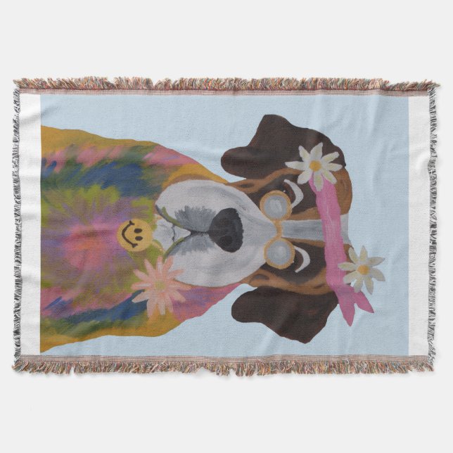 Heiliger Bernhard Hippie Decke (Vorderseite)