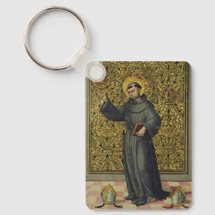 Heiliger Bernhard von Siena in der Kunst der Renai Schlüsselanhänger