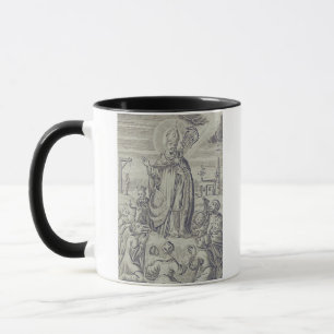 Heiliger Bischof Amandus von Maastricht Heiligenka Tasse