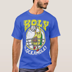 Heiliger Blockamole Lustiger Süßer Volleyball Bloc T-Shirt